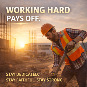 Scripture about working hard