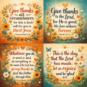 Bible verses about gratitude