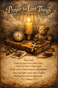 Prayer for Lost Things