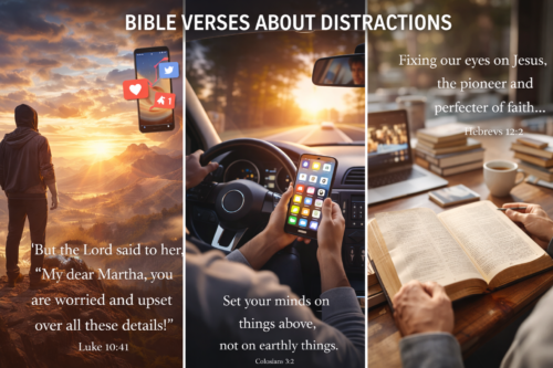 bible verses about distractions